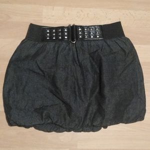 Belted Mini skirt